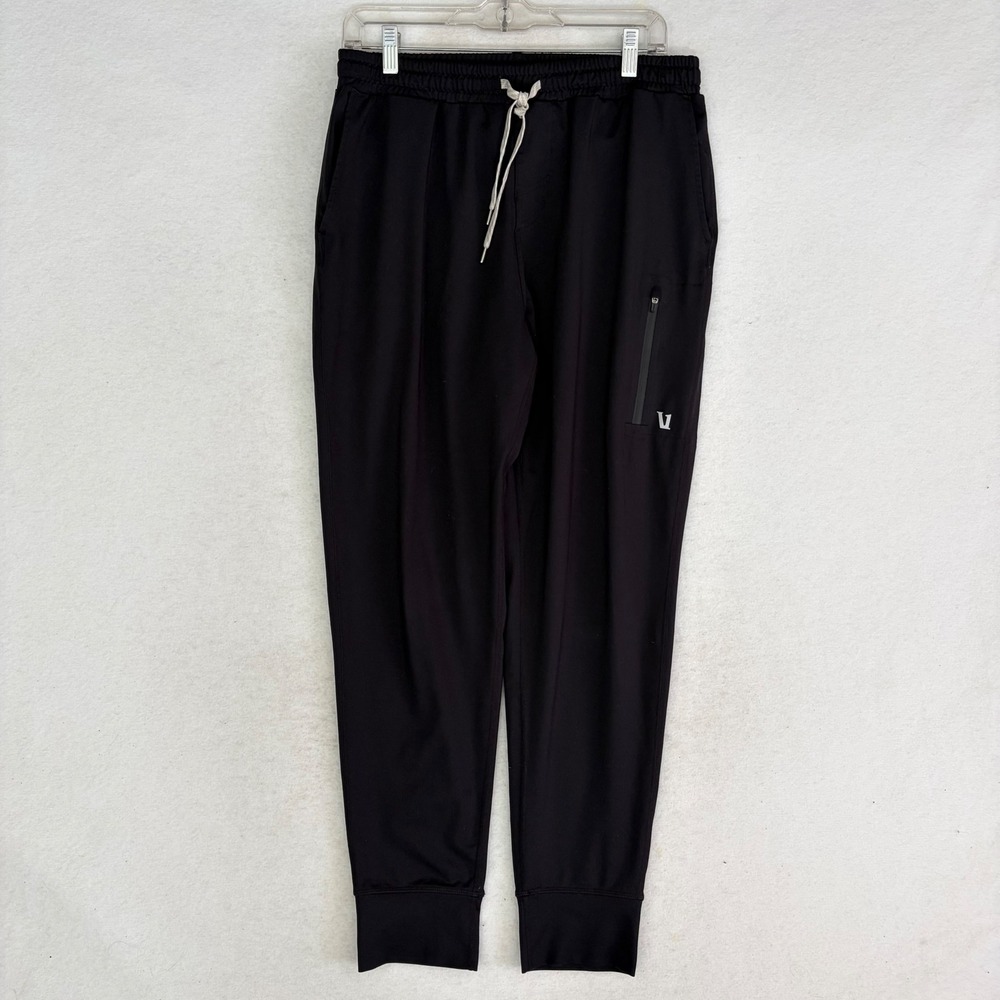 Vuori Sunday Performance Joggers Men's Size Small S Black Athletic Track Pants